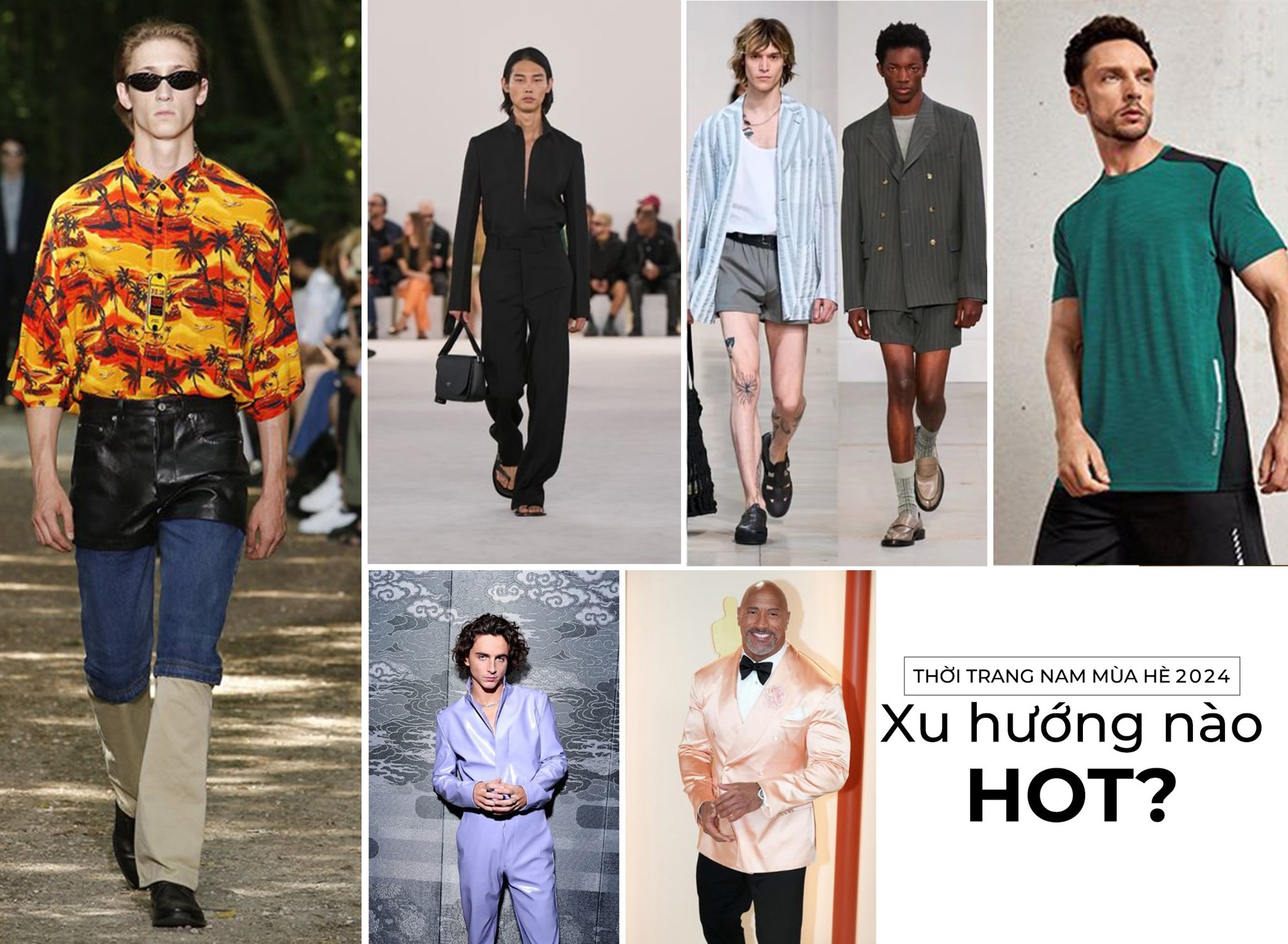 Thời trang nam mùa hè 2024: Xu hướng nào HOT?
